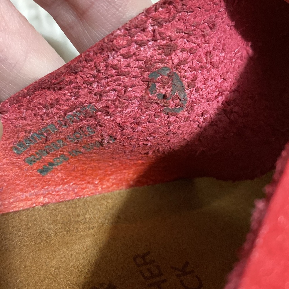 Yokono Candela Red Leather Criss Cross Cork‎ Wedge Slip on Sandals
WMs 9US 40EU - Picture 5 of 10